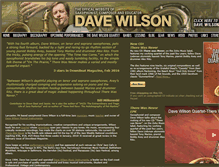 Tablet Screenshot of davewilsonmusic.org